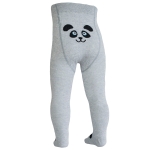 PANDA STRØMPEBUKSER Lys grå 80