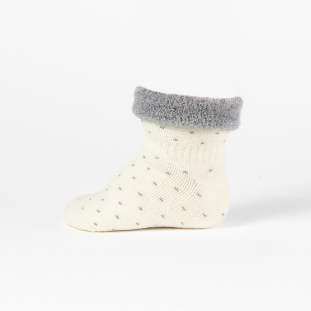 FLUFFY SOKKER Ullhvit 50