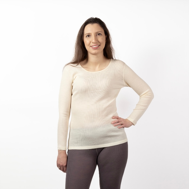 KRISTINE TRØYE Hvit XS