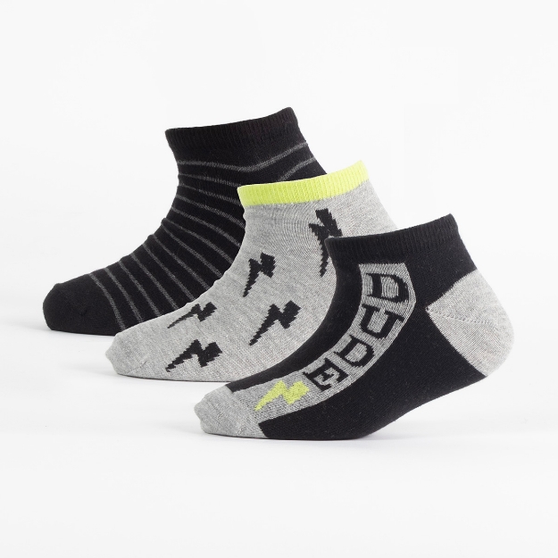 TRIPPE ANKELSOKKER 3 PAR Assortert 27-30