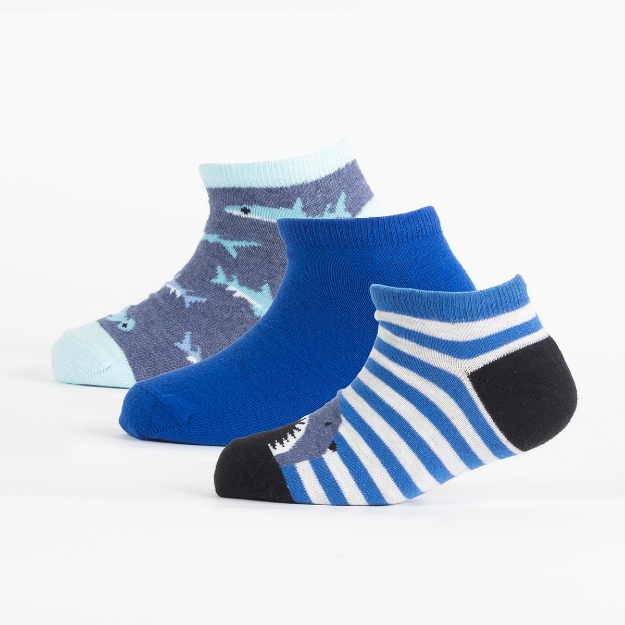 TRIPPE ANKELSOKKER 3 PAR Assortert 36-40