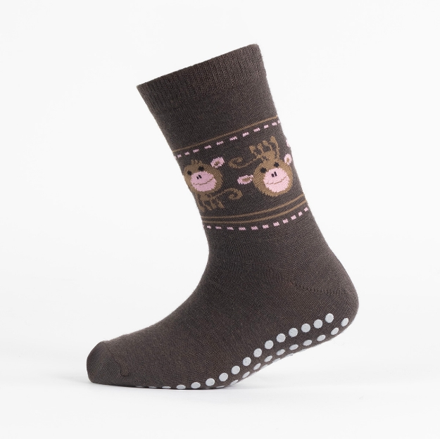 MONKEY ANTISKLISOKKER Brun 31-35