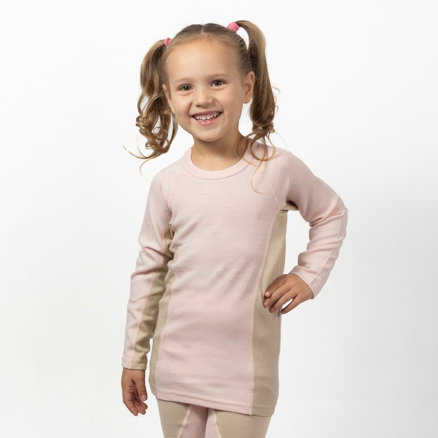 POLARIS TRØYE Rosa/lys beige 90