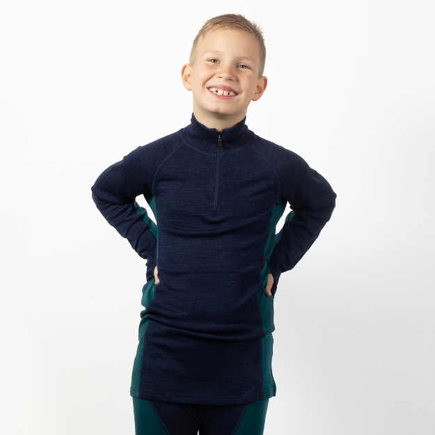 POLARIS POLO Marine/grønn 90