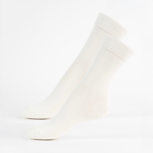 KAROLINE SOKKER 2 PAR Ullhvit 36-40