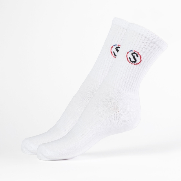 BARMEN TENNISSOKKER 2 PAR Hvit 36-40